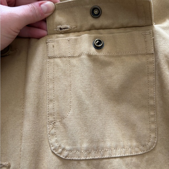 GAP Kids Tan Canvas Chore Jacket w/ Quilted Lining (XXL) Workwear - Picture 9 of 13